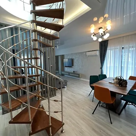 아파트 Penthouse Blue Boutique Magic View *